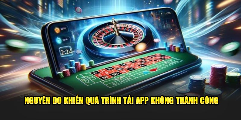 Nguyên do khiến quá trình tải app không thành công